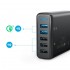 Anker A2054 PowerPort 63W 5-Port Speed 5 Dual Quick Charge 3.0 USB Wall Charger - Black