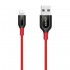 Anker A8121 PowerLine+ 3ft MFI Lightning Connector Cable - Red (0.9M)