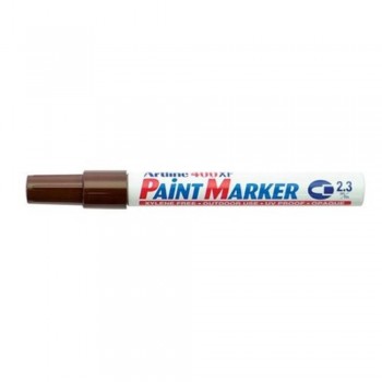Artline 400XF Paint Marker Pen - 2.3mm Bullet Nib - Chocalate