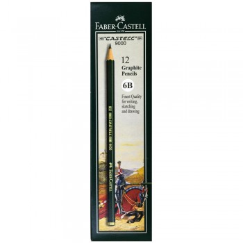 Faber Castell Graphite Pencil Castell 9000 6B (12 pcs)