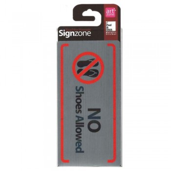 Signzone P&S Metallic - 95190 NoShoes Allowed (Item No: R01-63)