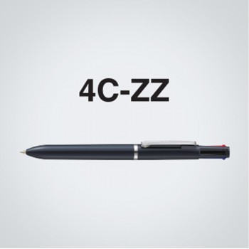 Zebra 4C-ZZ 4 Colour Ball-Point Pen Solid White