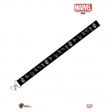 Marvel: Kawaii Art Collection Strap - Black and White (MK-STP-BAW)
