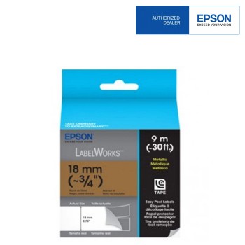 Epson 18mm x 8m Blk on Gold Tape C53S655507 ( Item No: EPS LK-5KBM )