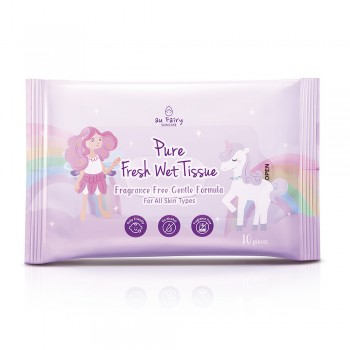 Aufairy Pure Fresh Wet Tissue - Fragrance Free 10s (4 in 1)