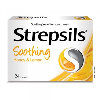 Strepsils Soothing Honey & Lemon Lozenge 24s